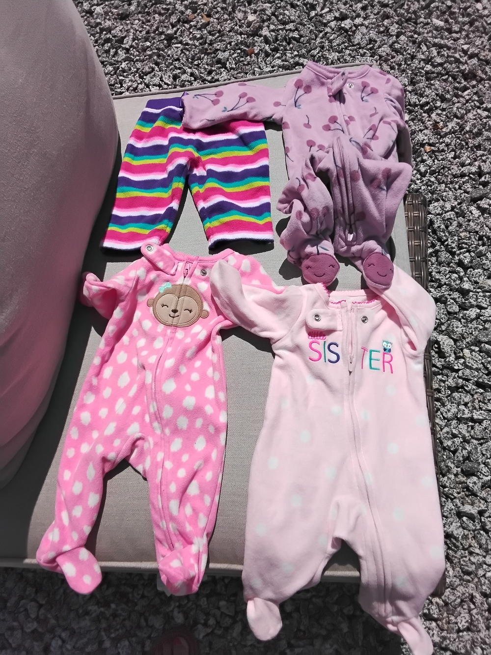 Carter's Pink Pijamas Bando Size 0 To 3 Months